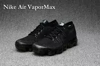 nike flyknit air vapormax femmes chaussures 2017 black et gray